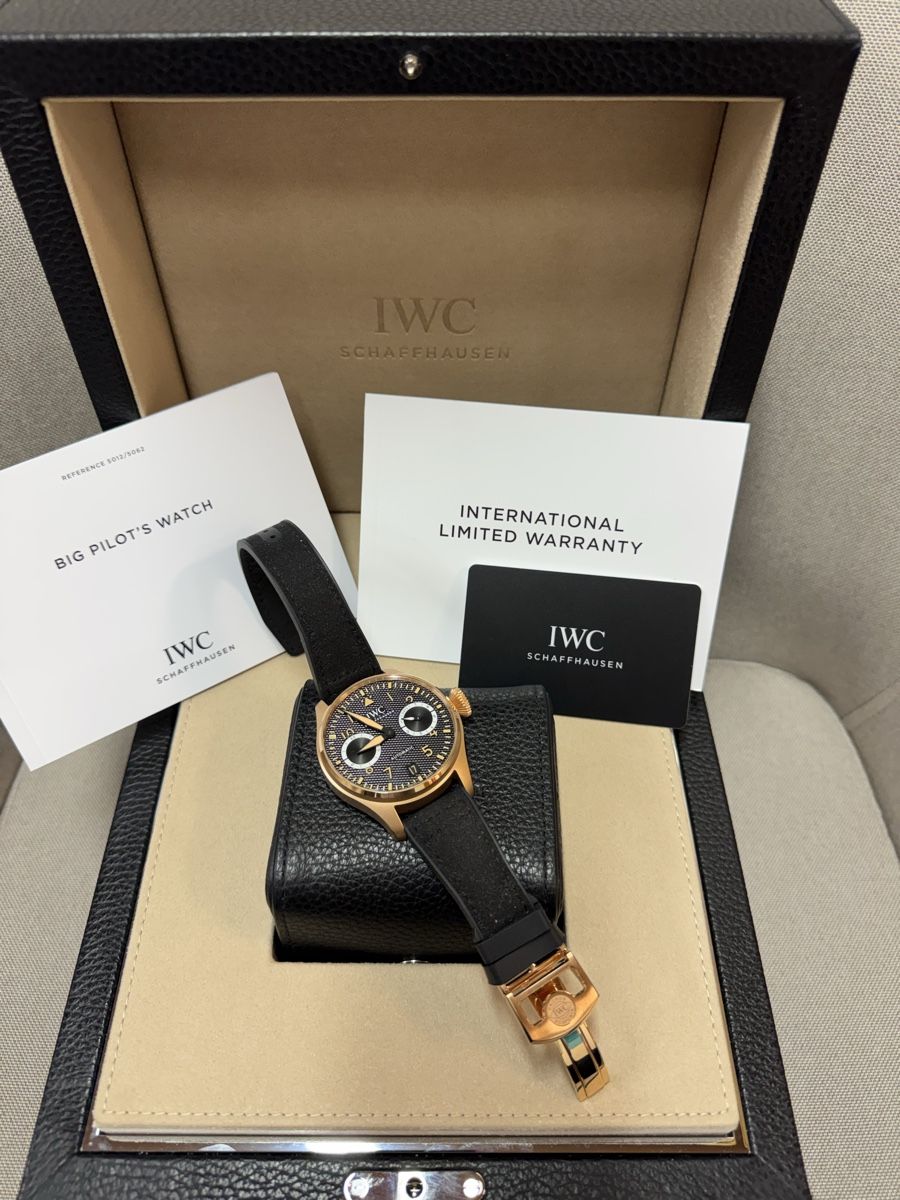 IWC Orologi: IWC BIG PILOT 18 KARAT ARMOR GOLD NEU – Nuovo e nell'imballaggio originale da Schaffhausen venduto da JohnT02