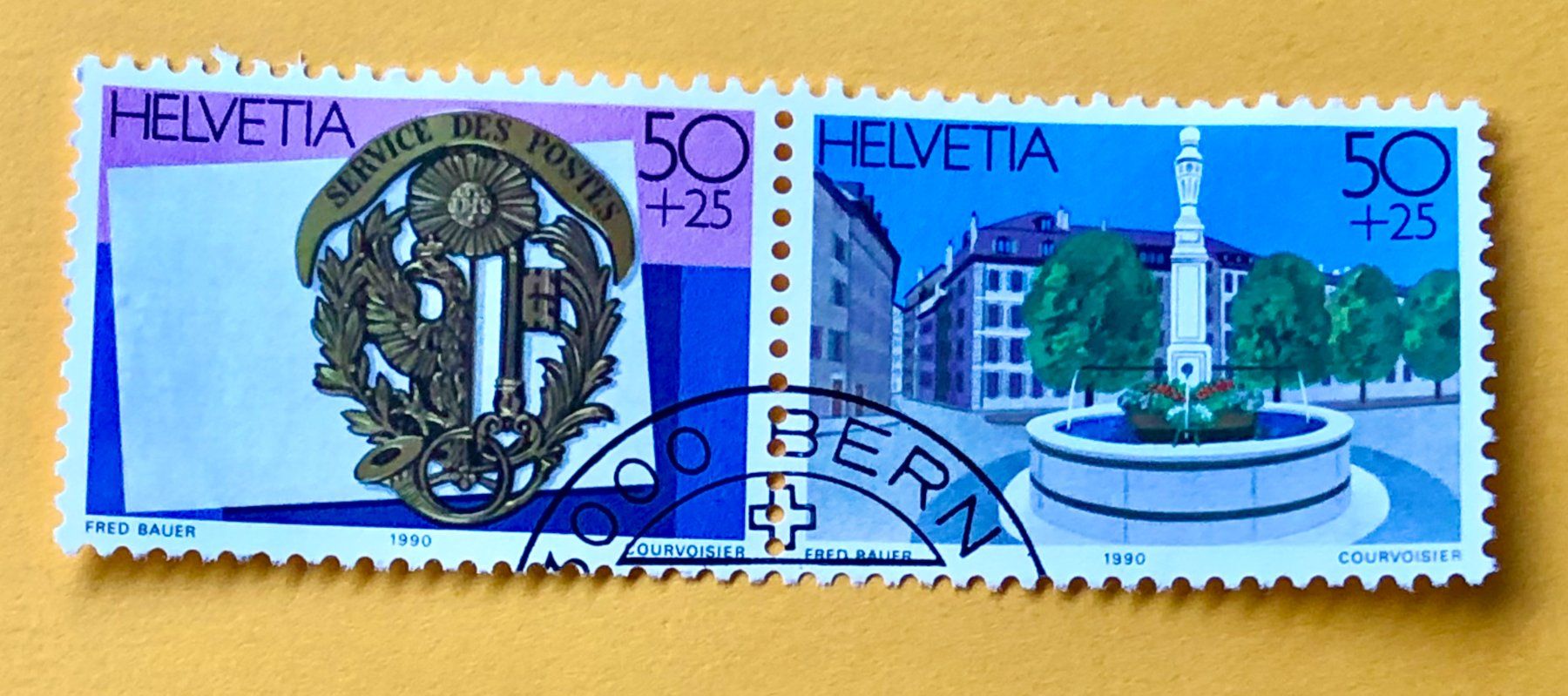 Tutti i francobolli: Zst.Nr.Z 87 GESTEMPELT BERN 1990 – Usato da Aarau venduto da Billa007