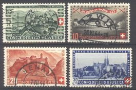 Pro Patria, 1944, ohne Falz, gestempelt