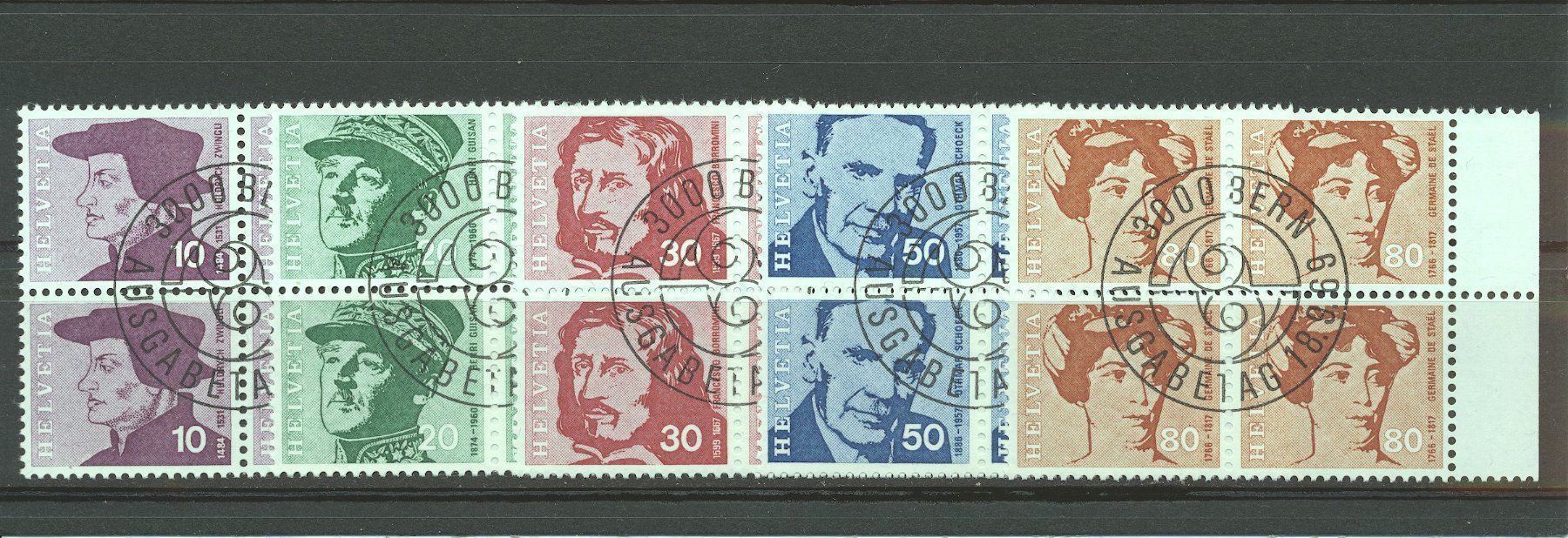Tutti i francobolli: 1969 Viererblöcke mit ET – Usato da Nesslau venduto da andi_hon 2