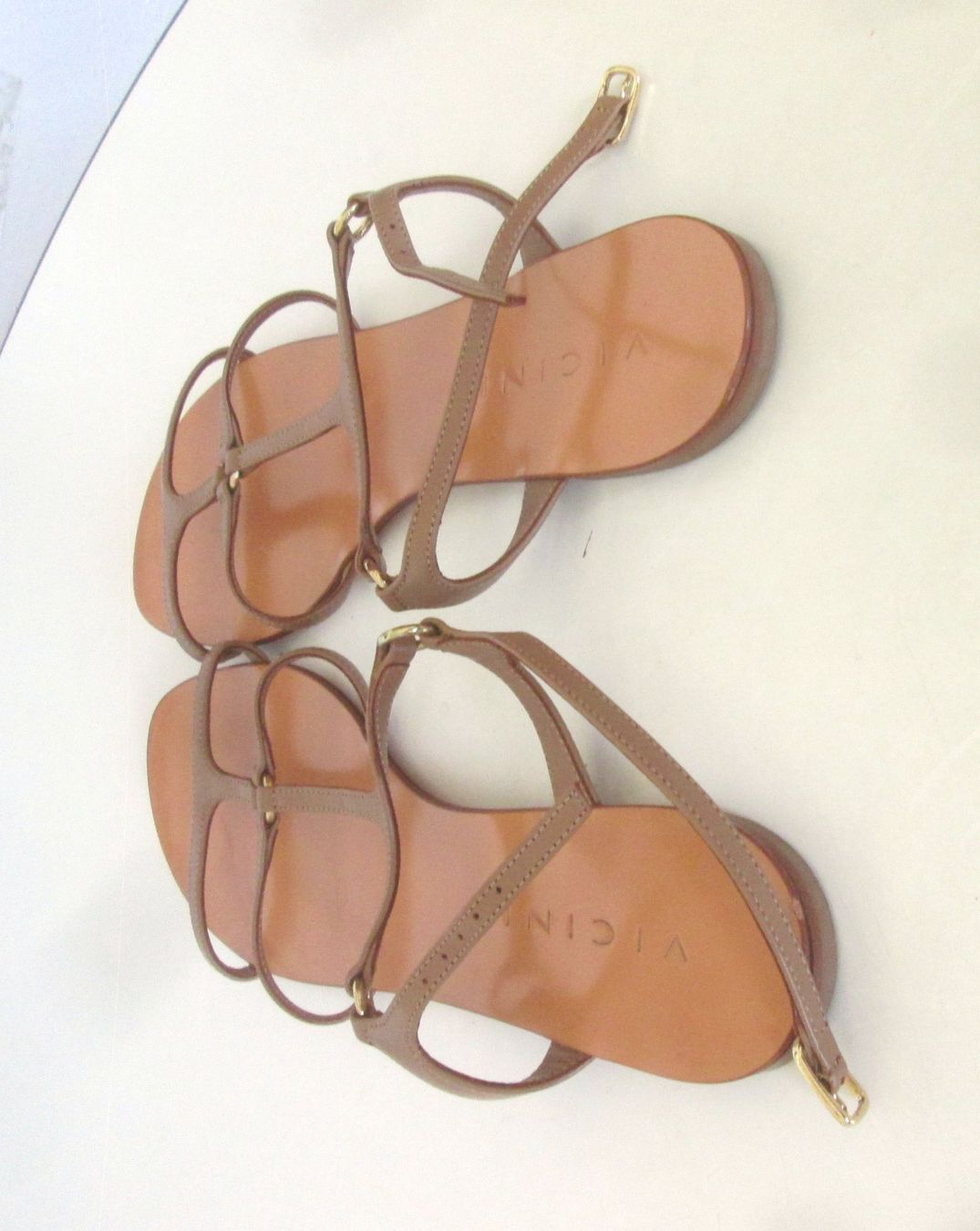 Scarpe da donna: Vicini Sandalen, Echtleder, Größe 40 – Usato da Sementina venduto da babucia 1