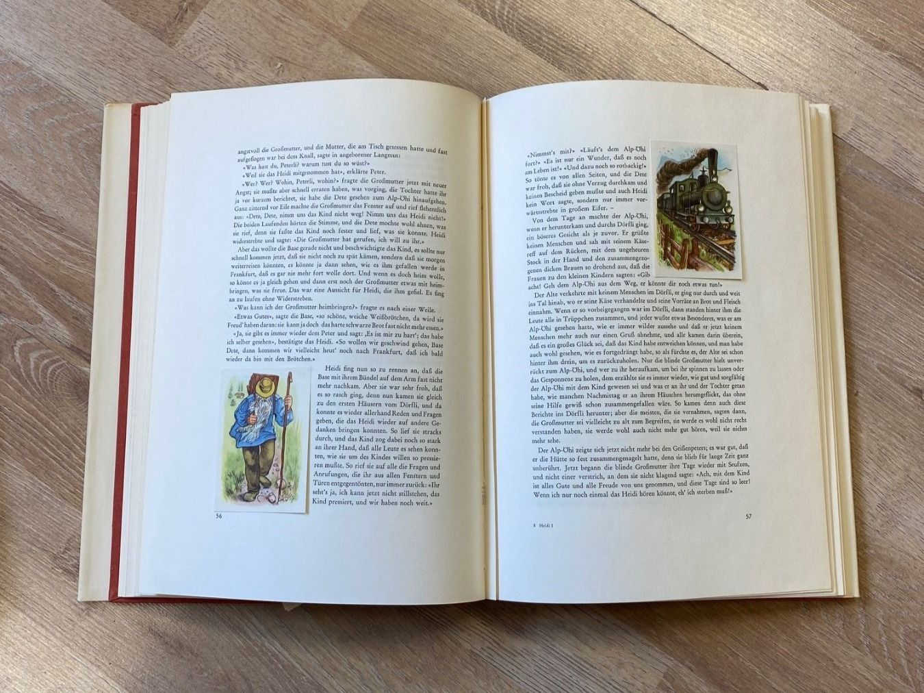 Libri: 2x alte Heidi Bücher 50er Jahre – Usato da Wetzikon ZH venduto da Boldeagle01 3