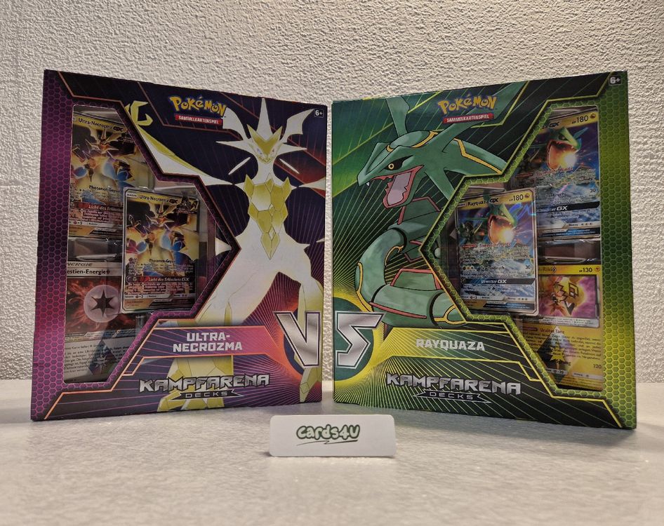 Pokemon Battle Arena Decks Rayquaza GX vs. Ultra Necrozma GX | Kaufen ...