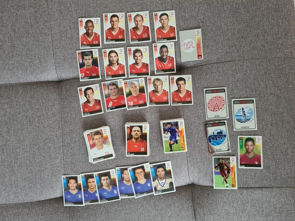 thumbnail image 2 of Panini Euro 2008 Swiss Edition Stickers P1-P20 Complete Set Switzerland Rare 2 of 6