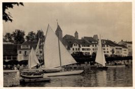Foto: Segelboote auf dem Zürichsee bei Rapperswil