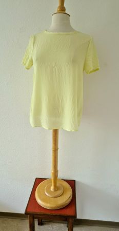 SEIDE TUNIKA BLUSE SHIRT FALCONER ITALY S M 38 36 , TOP SILK