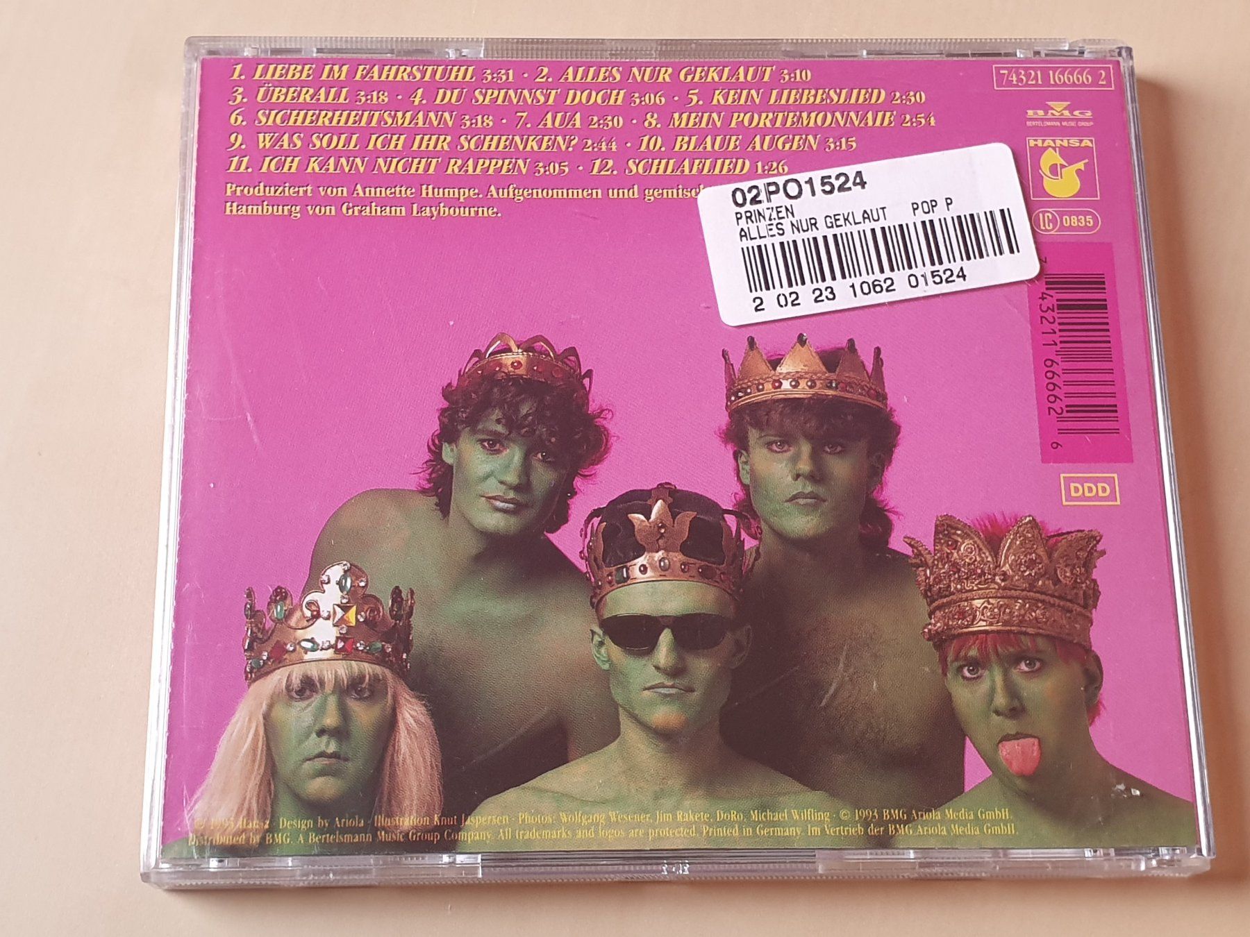 CDs: Die Prinzen alles nur geklaut – Gebraucht aus Stansstad von collectorsshop 1