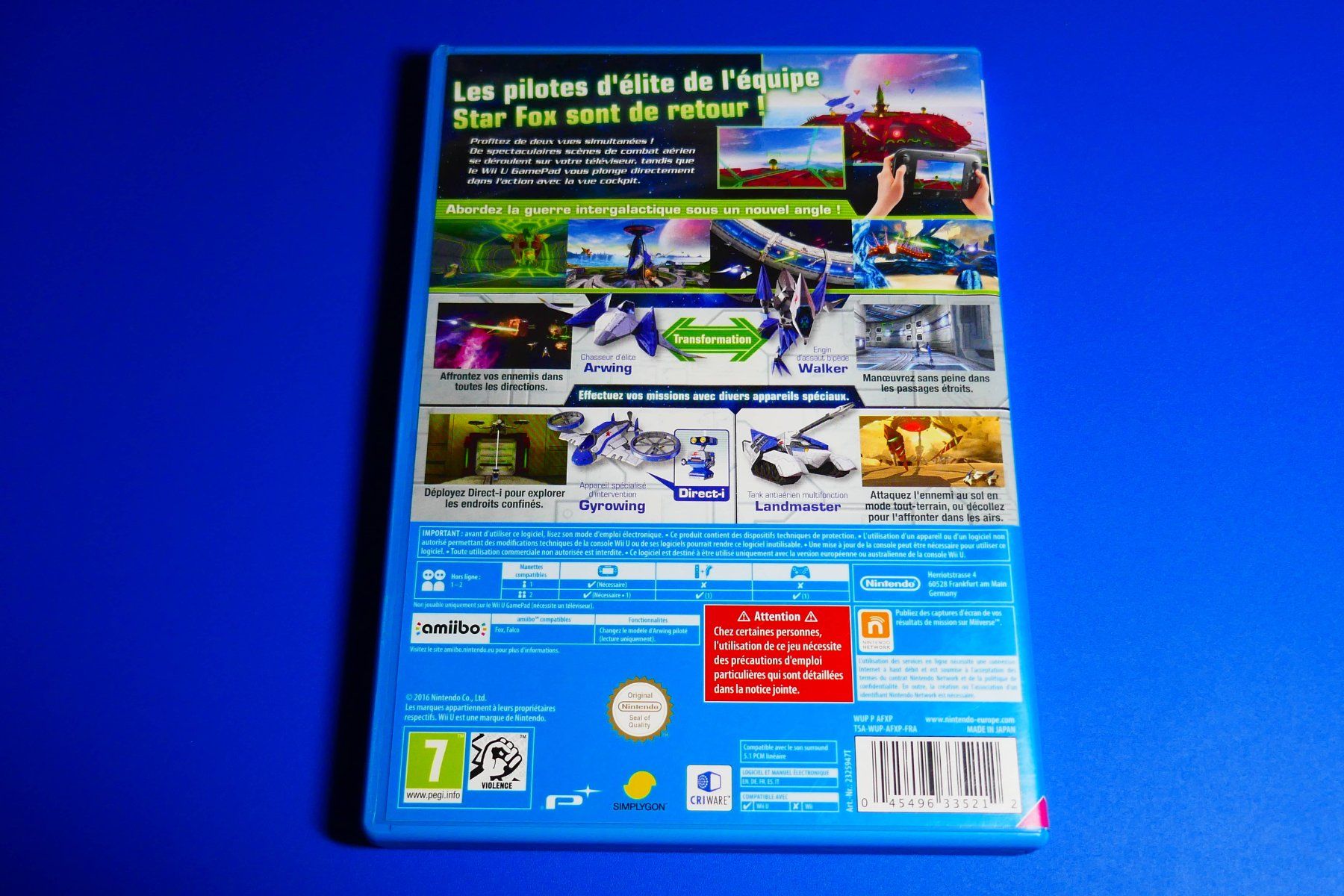 Nintendo Giochi: Star Fox Zero - Nintendo Wii U – Usato da Vuarrens venduto da Espace-Retro 2