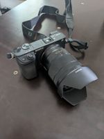 Sony Alpha a6300 camera with E 16-70mm lens and charger