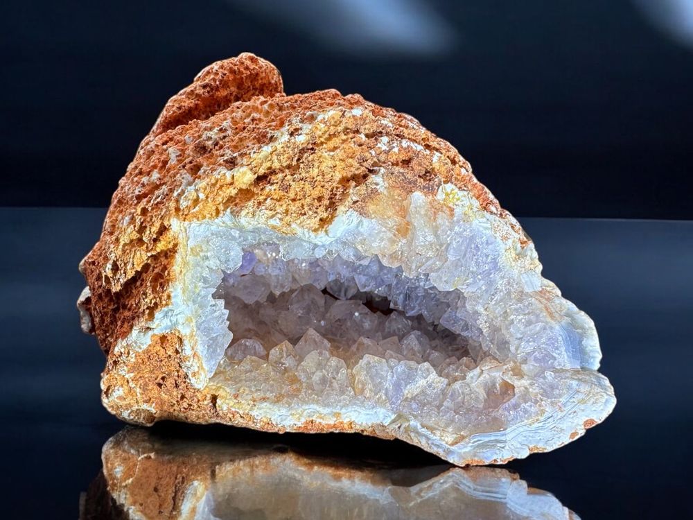 Quarz Geode Angel Aura Behandelt Geode - Schillernd Produktbild-Vorschau 10
