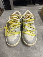 Nike Dunk Low Off-White Lot 02 grau gelb neuwertig