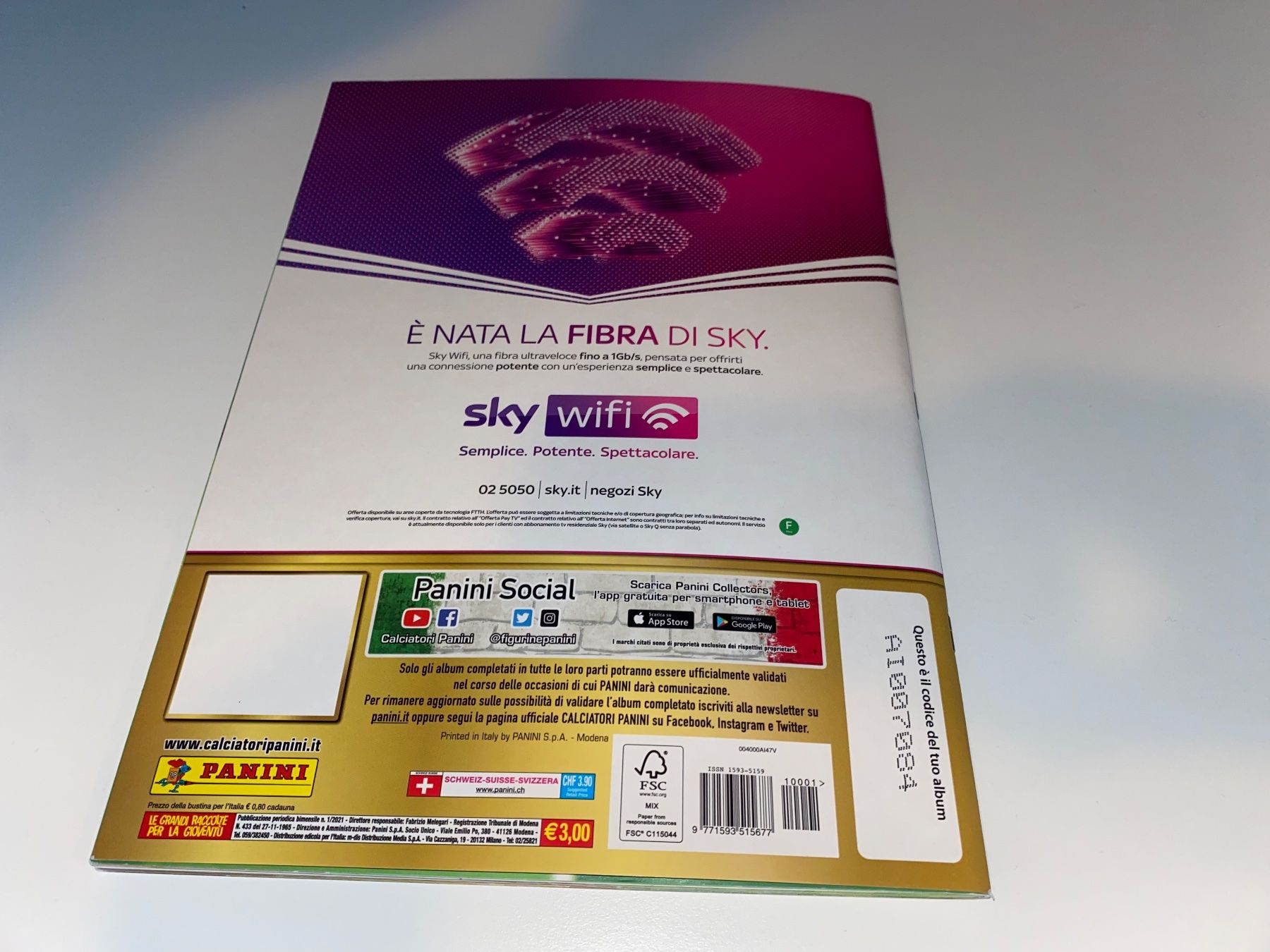 Panini Album: Panini Leeralbum Calciatori 2021 – Usato da Hergiswil LU venduto da FcMalkov 8