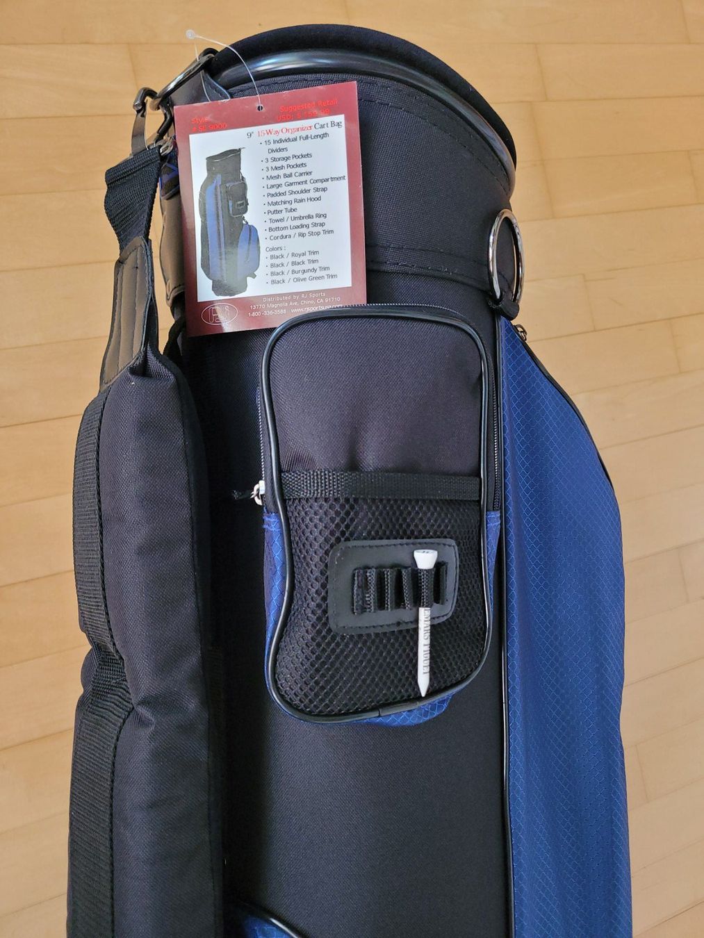 Mazze & Set: Golfbag ,blau – Nuovo e nell'imballaggio originale da Zürich venduto da Snooker6 4