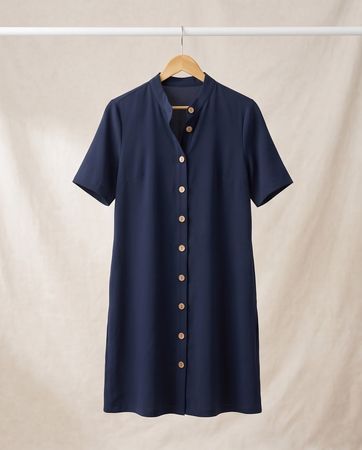 Robe marine - très bon état - taille M