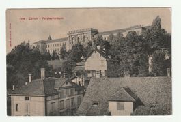 Postkarte 1907 Zūrich Stadt, Polytechnikum
