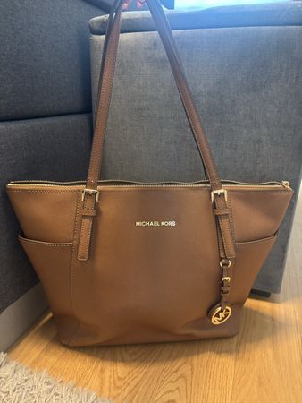 Michael Kors Vintage Jet Set Handtasche, braun