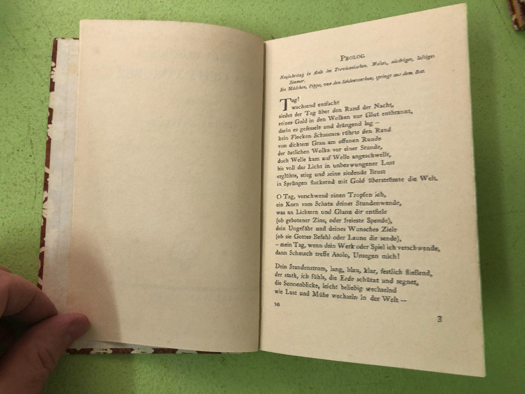 Bücher: Robert Browning: Pippa geht vorüber – Gebraucht aus Zürich von allp 2