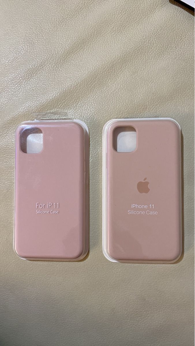 Cover & Protezioni schermo: Lot de 2 coques iPhone 11  en silicone rose – Nuovo e nell'imballaggio originale da Volketswil venduto da Kai2022