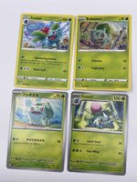 4 Pokemon Karten Bulbasaur ivysaur non Holo Mix