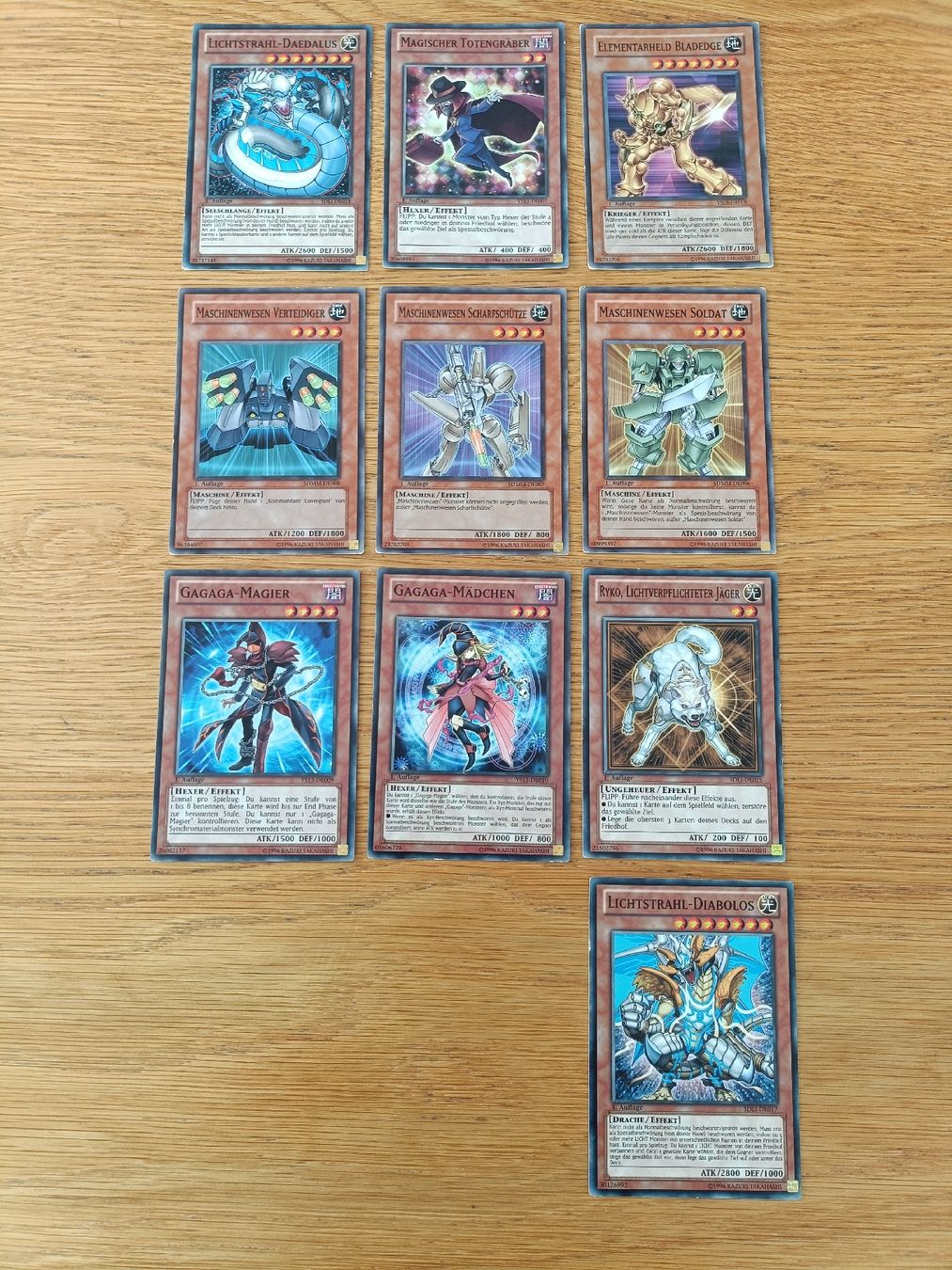 Yugioh Carte collezionabili: Yu-Gi-Oh! Karten Sammlung, 10 Stück – Usato da Sattel venduto da Birchler81