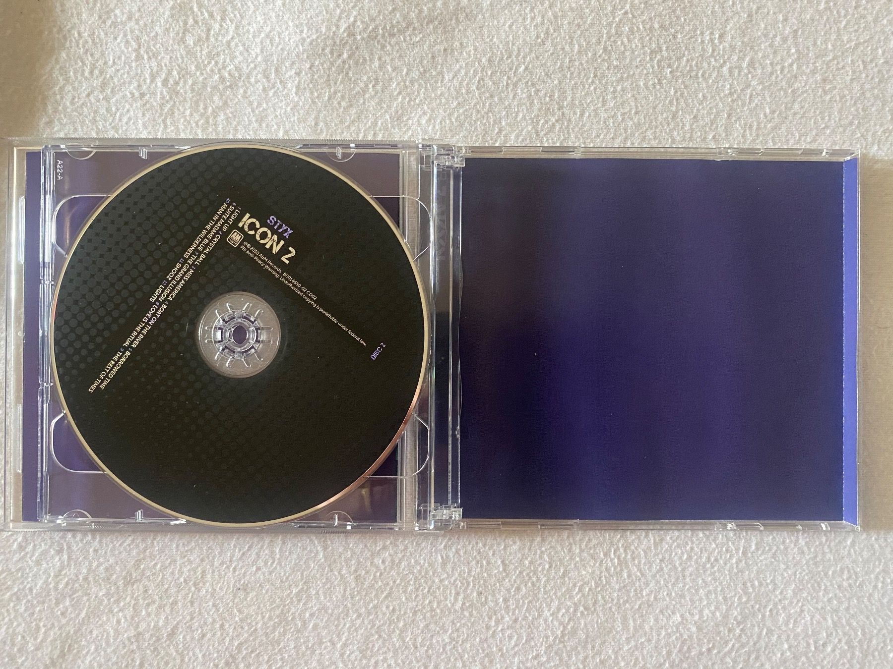 CD: Styx - ICON 2 (2 CD‘s) – Nuovo (secondo la descrizione) da Duggingen venduto da Kisha010 2
