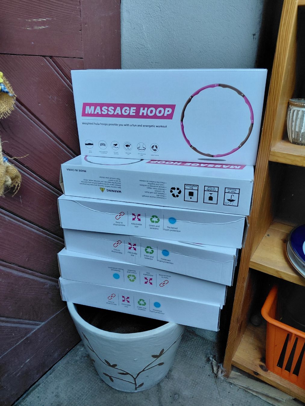 Dispositivi per massaggi: Hula Hop massageringe 6 stk neu – Nuovo e nell'imballaggio originale da zuchwil venduto da parson65