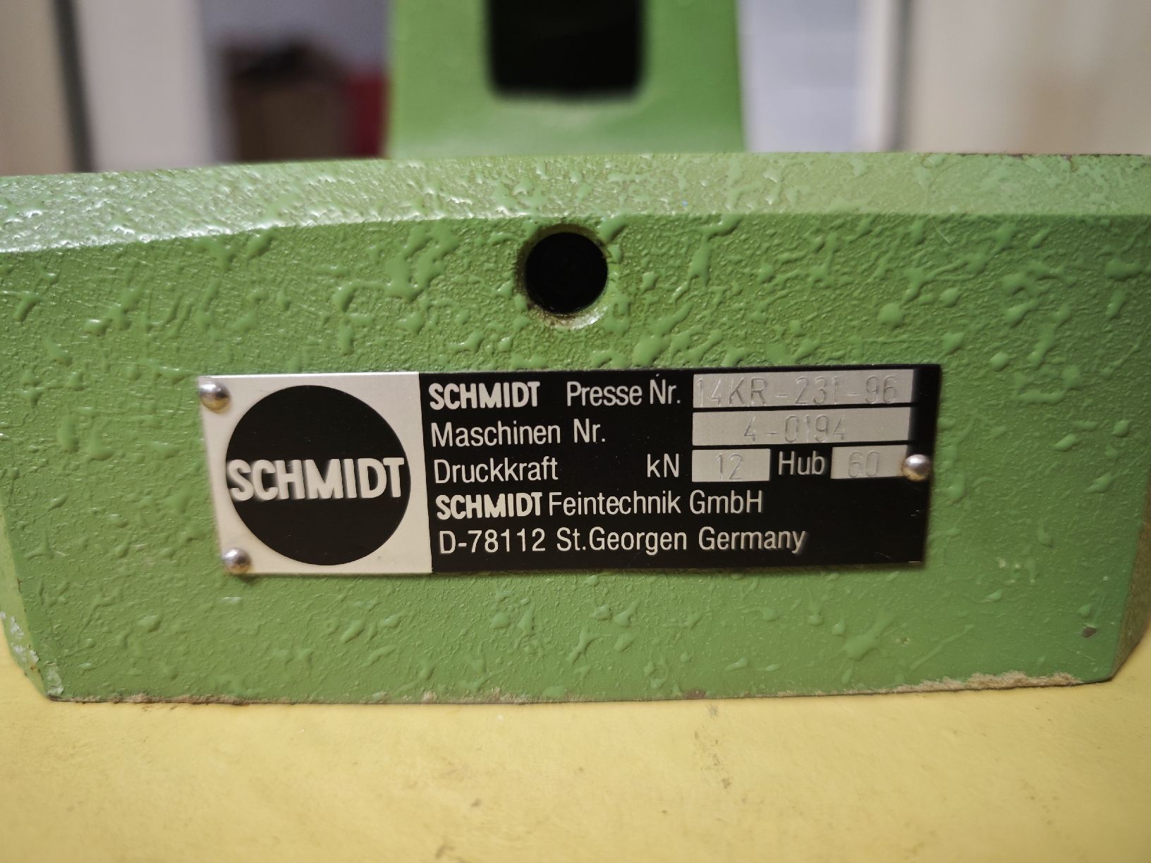 Alle Maschinen: SCHMIDT Kniehebel Presse – Gebraucht aus Schlattingen von luki58 3