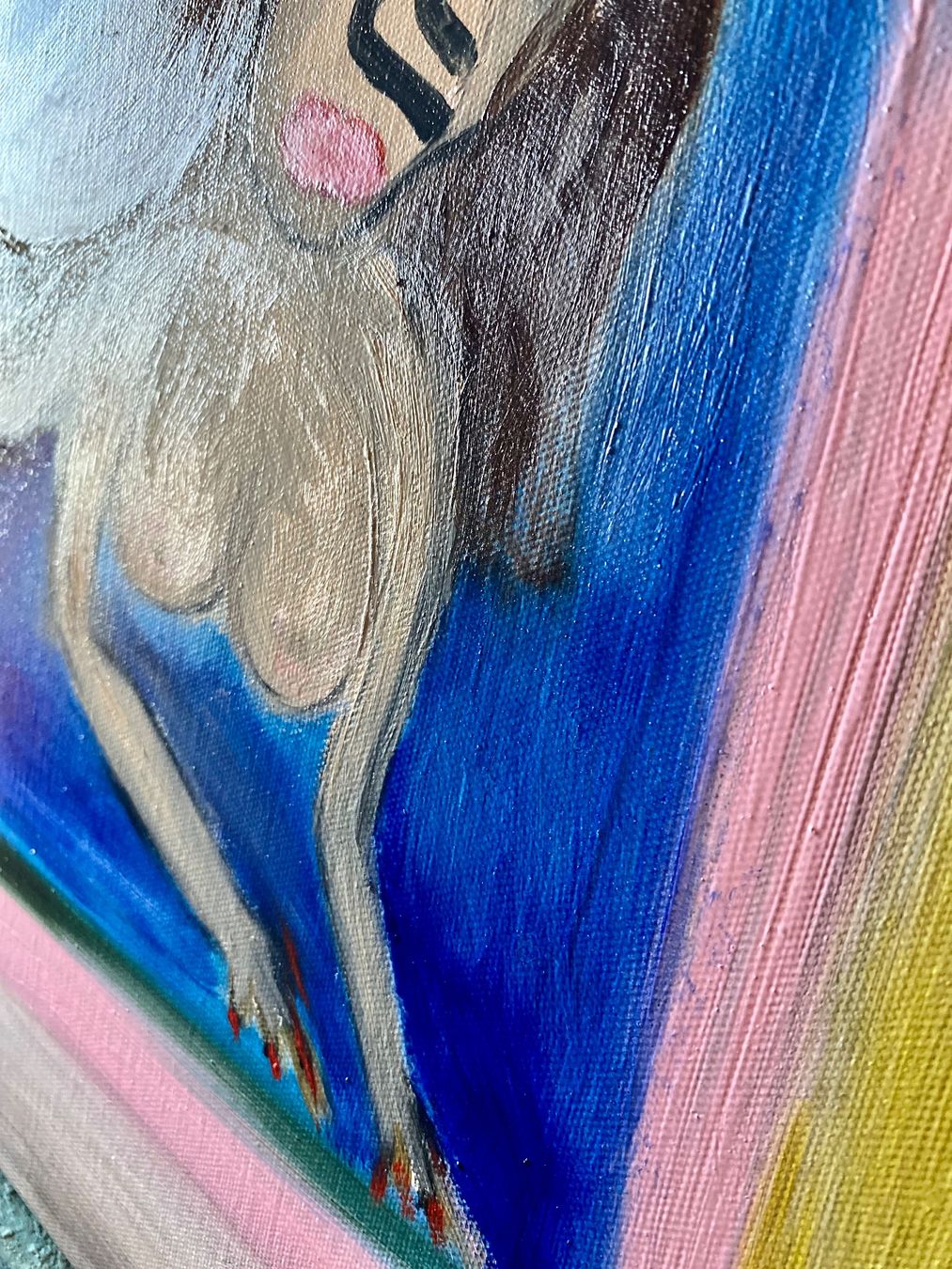 Gemälde: Die Jungfrau-Oil Bild Kunst Doks – Neu (gemäss Beschreibung) aus Beromünster von dok_b8mf 5