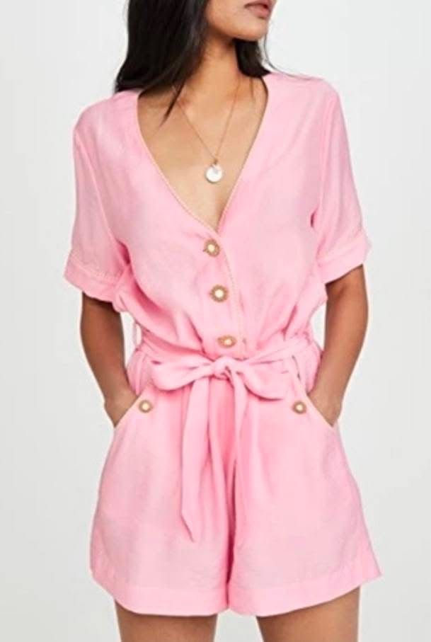 Jumpsuits: Jonathan Simkhai Pink Playsuit  – Gebraucht aus St.Josefen von lop_lh8d 1