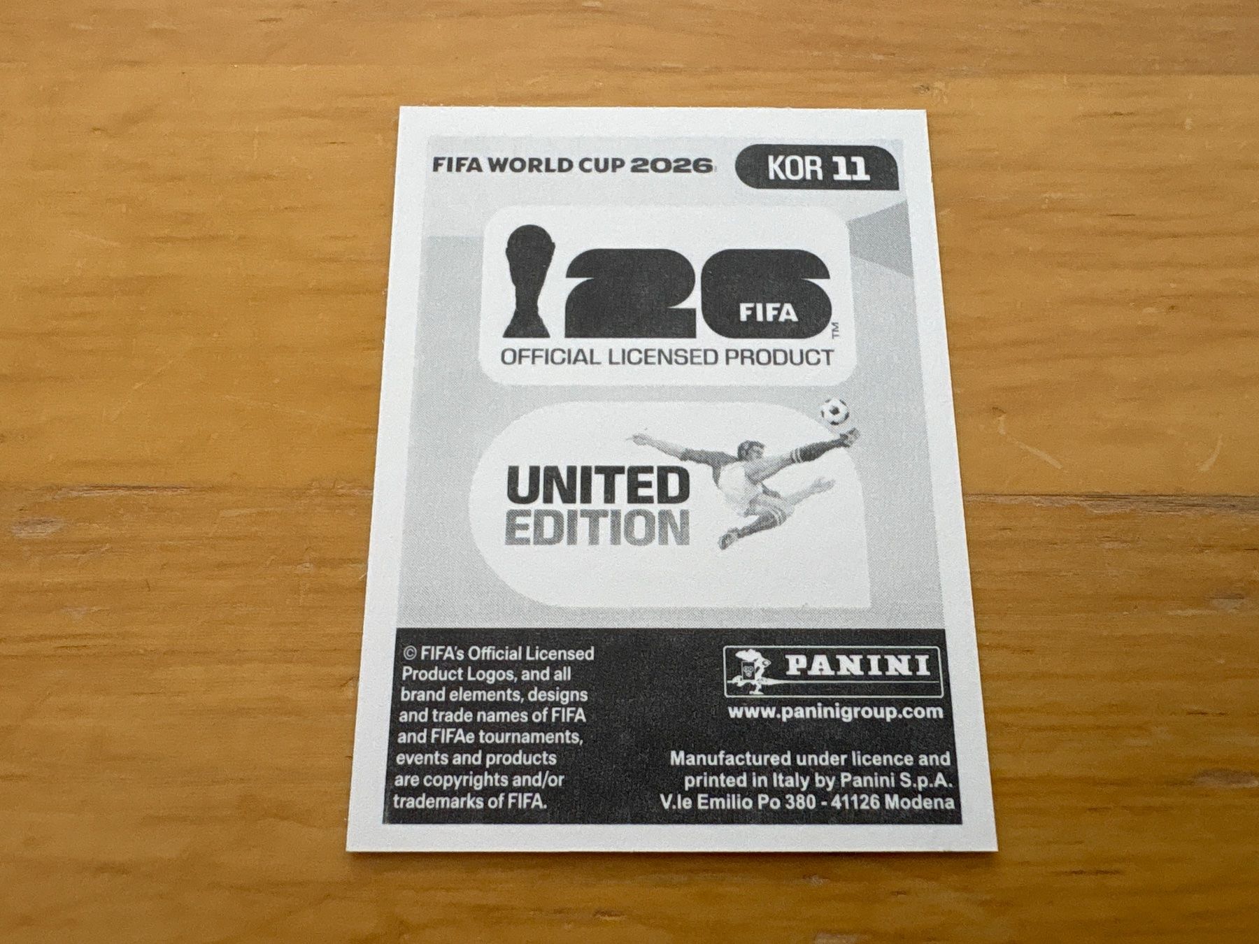 Panini Carte collezionabili: Panini 2026 KOR 11 – Nuovo (secondo la descrizione) da Elsau venduto da Cerry81 1
