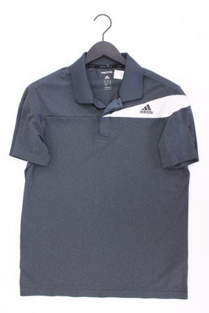 Adidas Poloshirt Gr. M Kurzarm grau