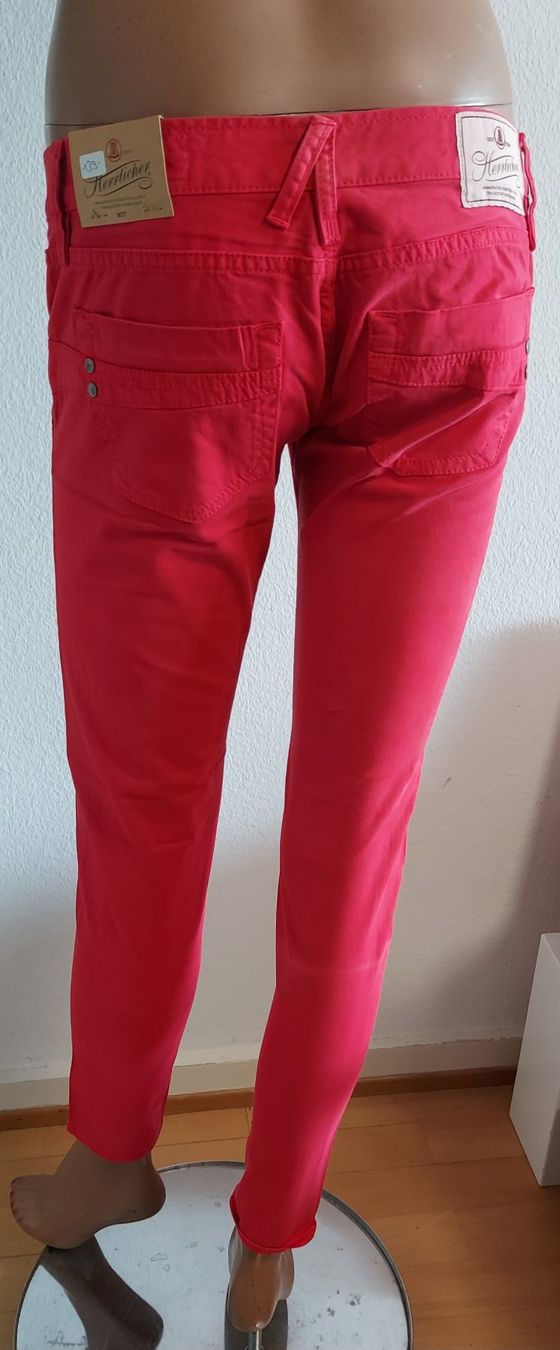 Herrlicher Jeans: Neue Herrlicher Damen Jeans Gr. 27 Rot – Neu und originalverpackt aus Basel von Allerlei-Basel 1