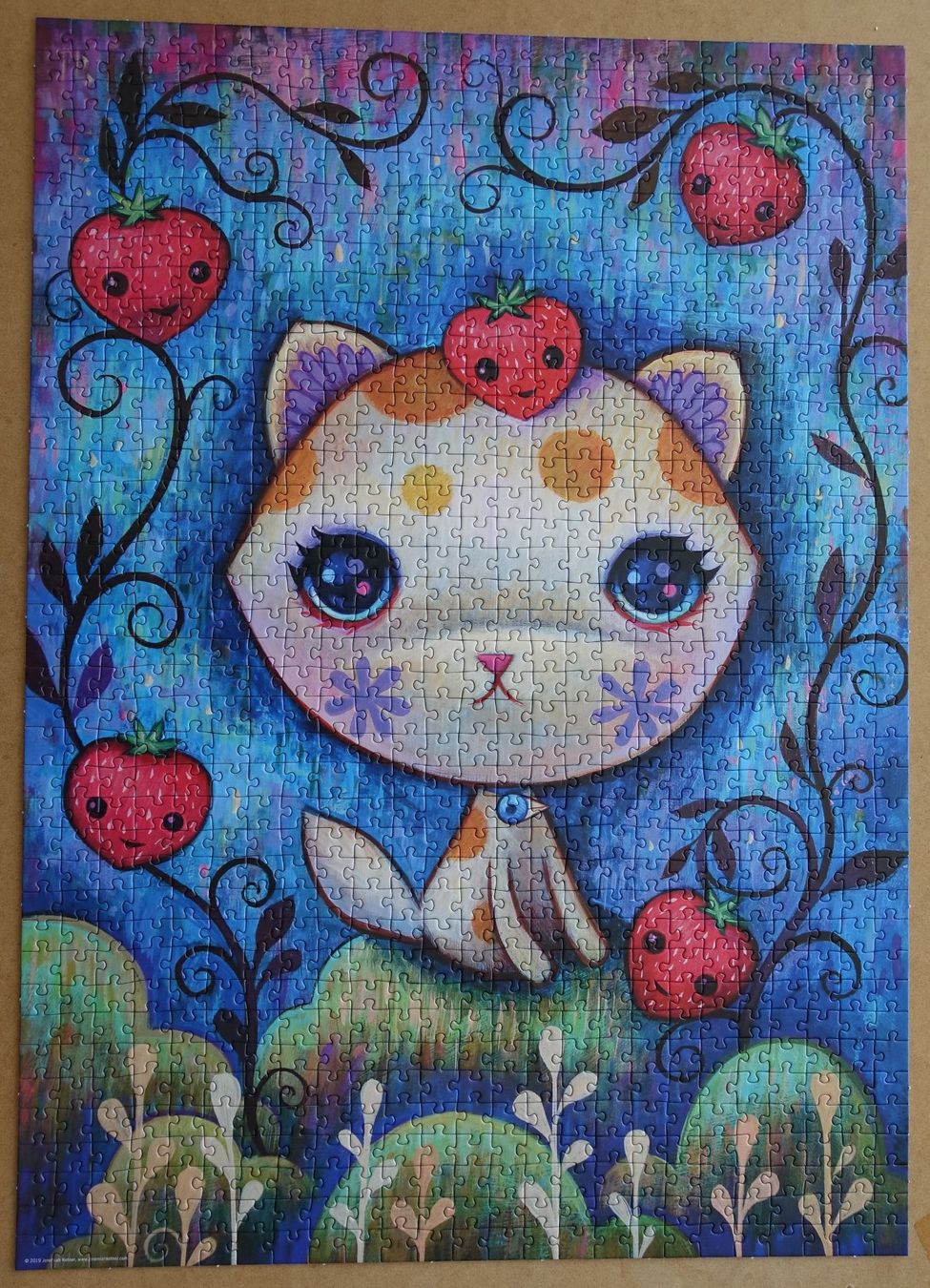 Heye Puzzle: Heye Puzzle 1000 Teile - Strawberry Kitty - Dreaming – Usato da Arbon venduto da drs64 1