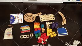 Murmelbahn/Gluggerbahn Set für Kinder mit Xylophon