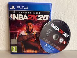 PS4 NBA 2K20 Spiel Disk und Huelle guter Zustand
