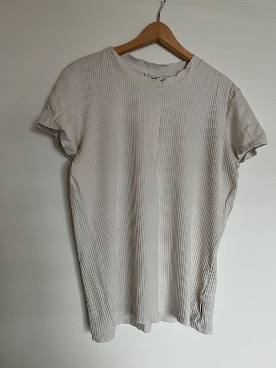 Marco Polo TShirt Damen weiss gerippt Gr. XL Kaufen auf Ricardo