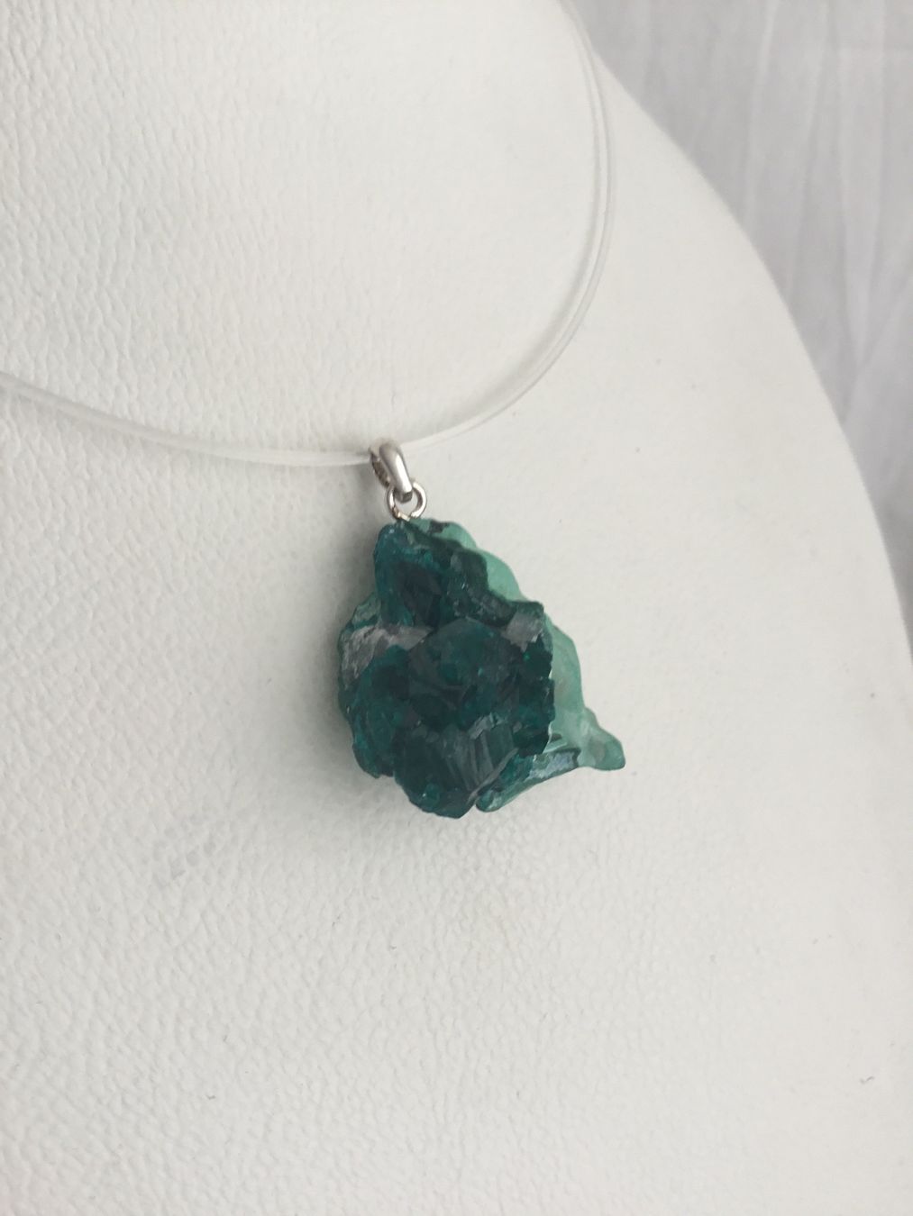Minerali & Pietre curative: Anhänger Dioptas Heilstein – Nuovo e nell'imballaggio originale da Doppleschwand venduto da lapis106 2