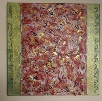 Gemälde " Das verborgene Wissen " handmade 50×50