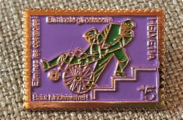 A814 - Pin Briefmarke Baut hindernisfrei