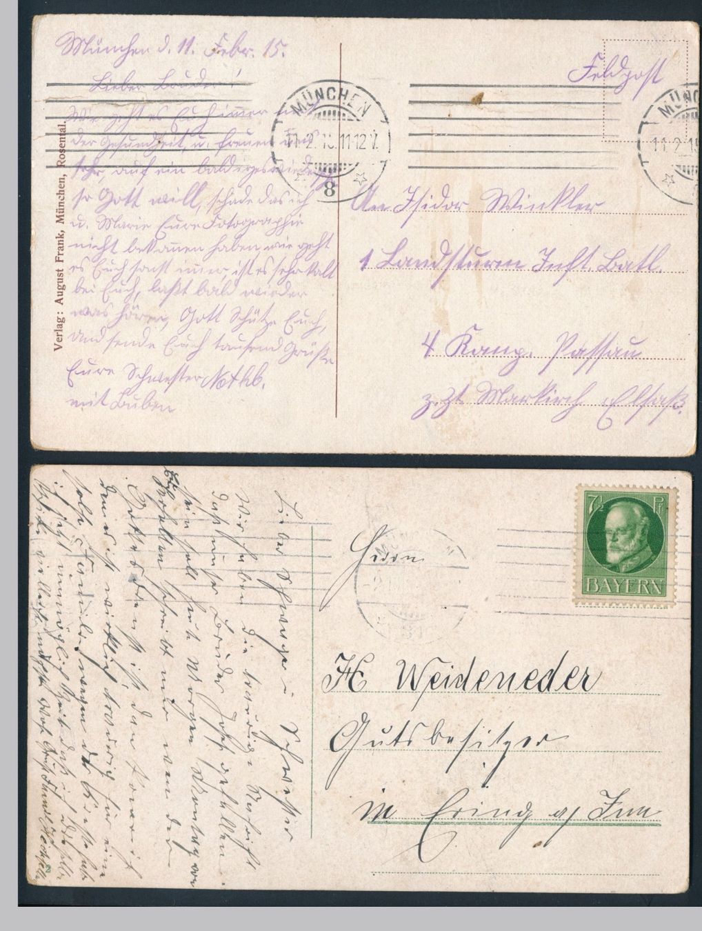 Ansichtskarten: 9 AK's: München – Gebraucht aus Bonau von Profila3 3