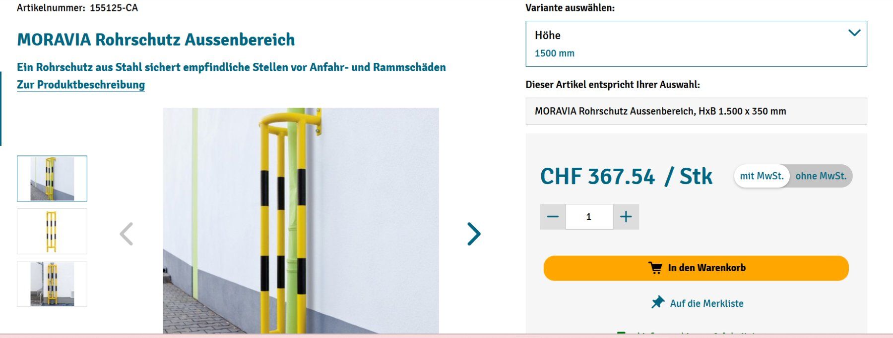 Altro in Decorazioni & Accessori: MORAVIA Rohrschutz Aussenbereich – Nuovo (secondo la descrizione) da Hägglingen venduto da money-4-tower