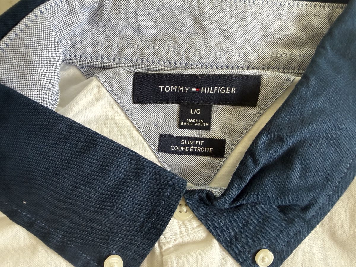 Tommy Hilfiger Camicie: Tommy Hilfiger Kurzarm Hemd, Gr. L, Herren – Nuovo (secondo la descrizione) da Seewen SO venduto da HappyHappyHappy 3