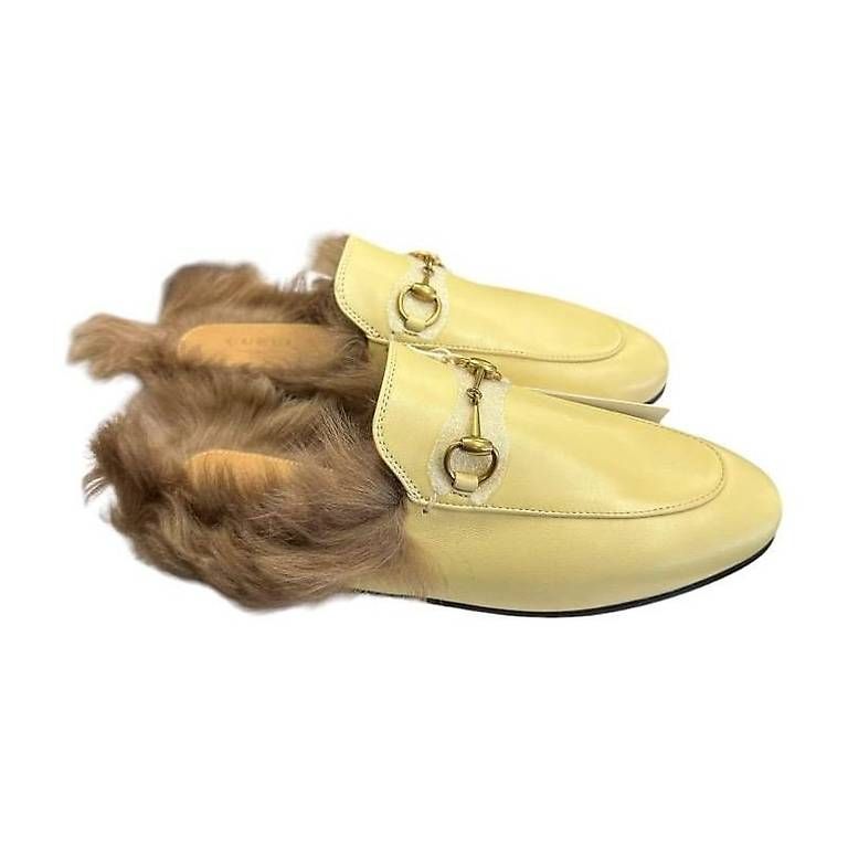 Scarpe da donna: GUCCI MULES BEIGE YELLOW CUIR T37 – Usato da Carouge GE venduto da hcashcarouge