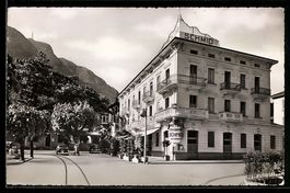 AK Lugano - Paradiso, Hotel Schmid, 1957