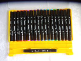 Thatcolor Art Marker Set, Doppelspitzen,19 Stifte, neuwertig