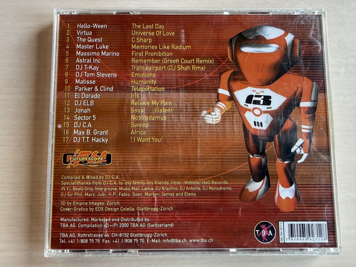CD: Futurescope Thirteen CD – Usato da Oberried Brienz venduto da Chyara 1