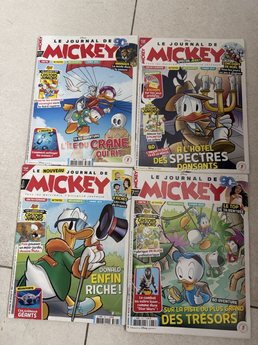 Fumetti: Lot Mickey Journal and other comics, 5 issues – Usato da Martigny venduto da Jacoosh1234
