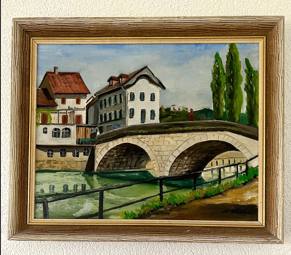 Dipinti: ÖLGEMÄLDE AUF LEINWAND, SIGNIERT – Usato da Rutschwil venduto da joz_w5mj