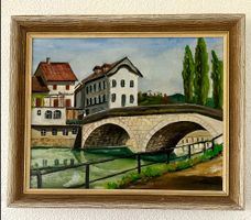 ÖLGEMÄLDE AUF LEINWAND, SIGNIERT