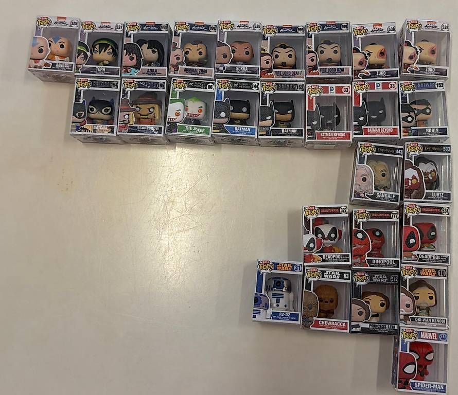Funko Figurines: Funko Bitty Pop Sammlung 27 Stück – Neuf (Voir description) à Oberriet SG par Byokar
